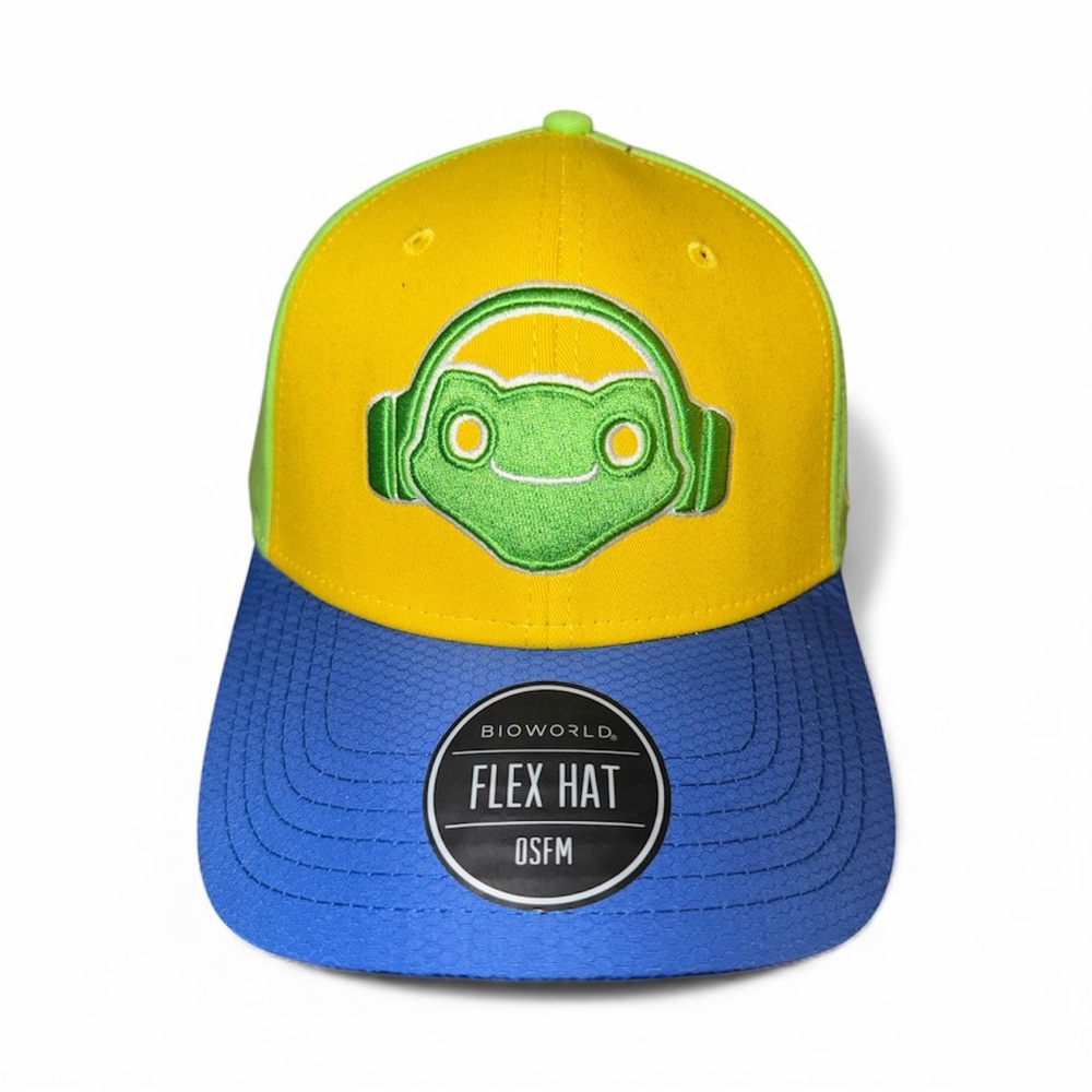 Bioworld Overwatch Green Cap with Blue and Yellow Detail